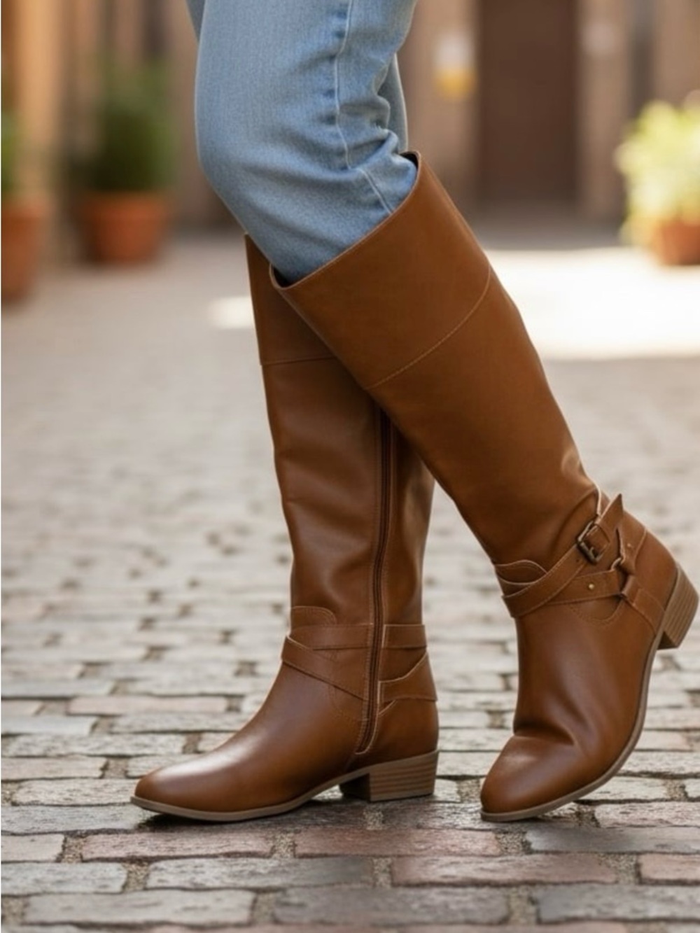 NWT!! A.N.A Women's Tall Riding Boots in Brown Size 10